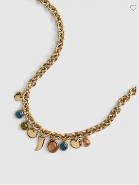 Madewell Chunky Oval Chain Charm Necklace